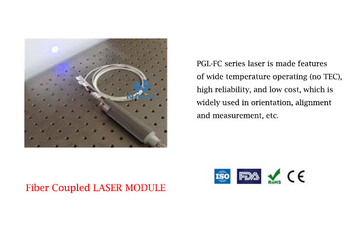 450nm Fiber Coupled Laser 1~50mW